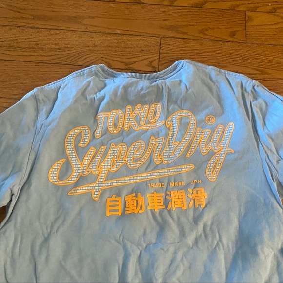 BABY BLUE TOKYO SMOKE LONG SLEEVE: LARGE - Picture 3 of 4